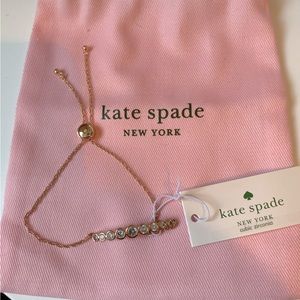 NWT Kate Spade Adjustable Crystal Bracelet